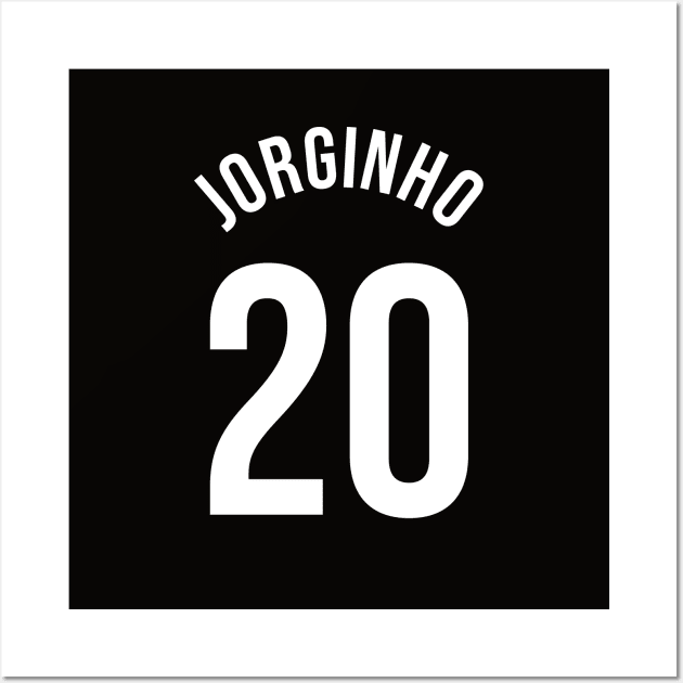 Jorginho Away Kit – 2022/23 Season Wall Art by GotchaFace
